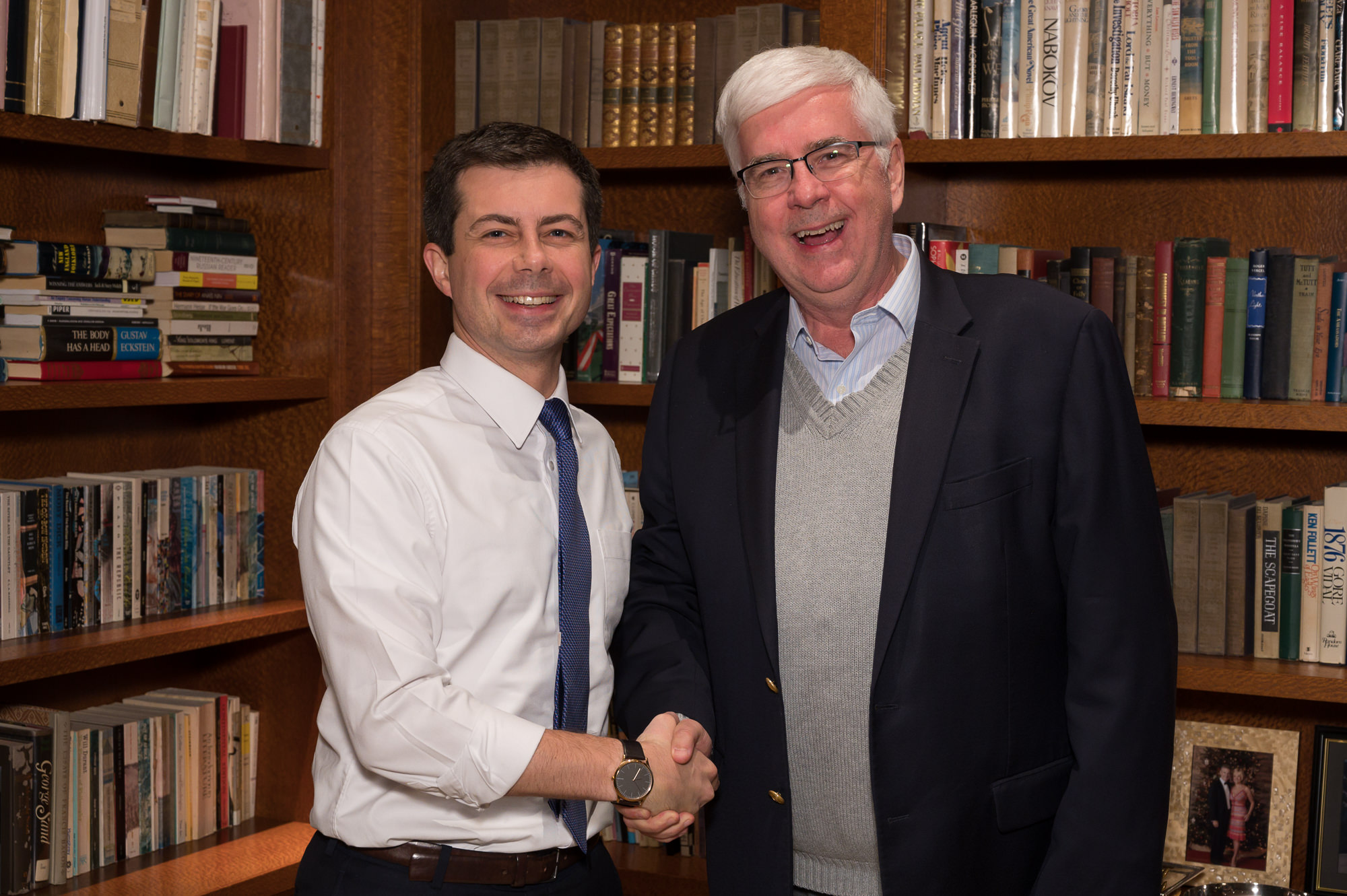 Robert Van Der Velde w Pete Buttigieg